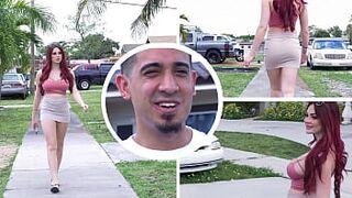 BANGBROS - Freckled Red-Haired PAWG Skyla Novea Helps Out Her Neighbor