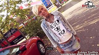 light-colored short hair german tattoo mother in law have EroCom Date in outdoors pick up for Sexdate