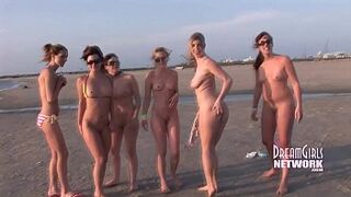 7 Spring Breakers Getting Stripped In Outdoors