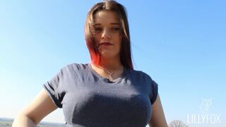 Pregnant 18Yo Handle the Dick Open Space