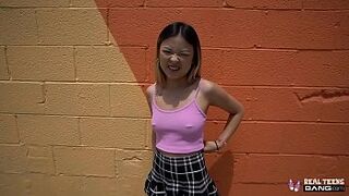 Real Teens - Pretty Asian Adolescent Lulu Chu Banged During Porn Casting