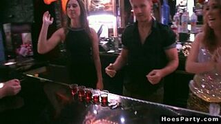Bartenders fucking teens after party