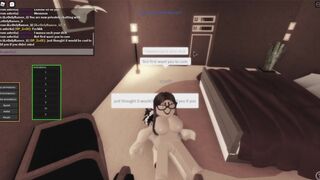 Excited Adorable Lets me Slide in - Roblox Porn