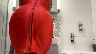 after party step brother-in-law fucks me in my excited bodycon dress from behind - ruins my life