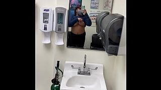 Lustful Bitch Flashes Titties in Doctors Office
