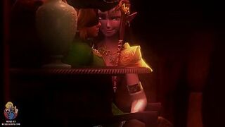 Link gets Cuckolded, Princess Zelda Taking Ganon's Penis - Legend of Zelda (Rule 34)
