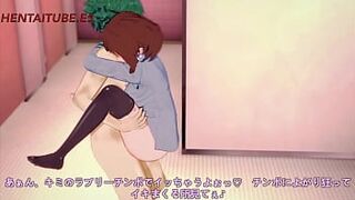 Boku No Hero Acadeemia Hentai - Midoriya Deku Sex By Hand, Oral Sex and fucks Ochako Uraraka