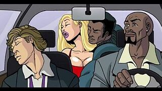 Racially Mixed Cartoon Video