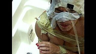 Hoe Putona luvs taking piss from Macho - Pissing in her whore face