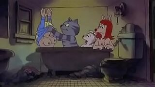 Fritz the Cat (1972): Bathtub Orgy (Part one)