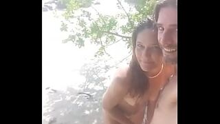 Sex Act on the Beach Sexy Mature Mom Gilf Nature Porn