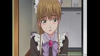 Honey Maid In A Nude Apron Pleases Master