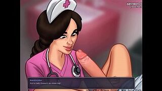 Beautiful intercourse with a grown-up matron and oral sex from a nurse l My sexiest gameplay moments l Summertime Saga[v0.18] l Part #12