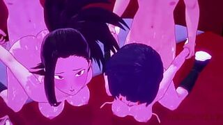 Boku No Hero Hentai Compilation. Uraraka, Momo, Tsuyu, Jiro...
