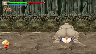 Light-Colored warrior eighteen years old hentai having intercourse with ogres fellas and monsters in Legend of ogre buster hentai intercourse game