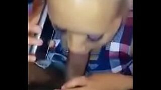 Mexican being not loyal sucking penis and cuckold calls him on cell phone