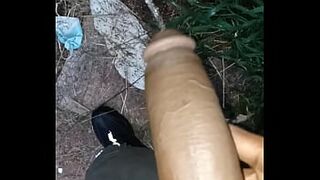 12INCH BIG BLACK COCK IN OUTSIDE