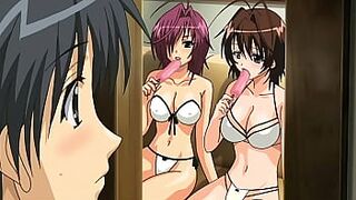Sisters Spied On By Their Step Brother-In-Law | Hentai
