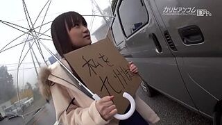 No cash in your possession! Aim for Kyushu! 102cm giant breasts hitchhiking! two