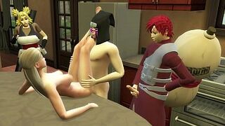 Gaara Fucks Her Sister Temari In the Kitchen Family Sexual Intercourse Naruto Hentai