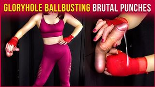 Gloryhole Sex By Hand BALLBUSTING - I Destroy his Balls | Era