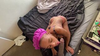 Giving BabySis Early Morning WOOD & I NUTTED ALL ON HER LIL EXEMPLARY ASS