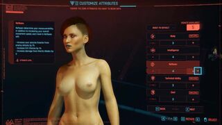 Exploring Cyberpunk 2077 Street Part 1 Detective V is Porn