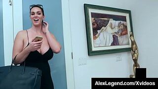 Large Boobed Dark-Haired Alison Tyler Dicked By Round Dick Legend!
