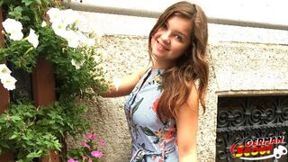 GERMAN SCOUT - 18 Jahre Junge Renata ANUS Gefickt Bei Strassen Casting
