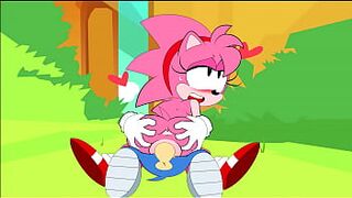 Amy Rose Try not to sperm Compilation