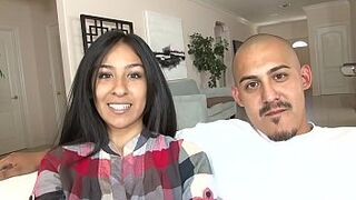 Excited Latina clumsy has her vagina tight out