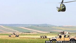Brazzers - Large Dripping Butts -  Military Bum scene starring Devon Lee and James Deen
