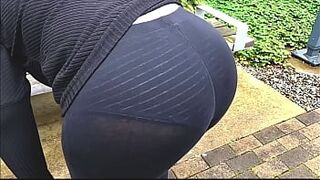 Grown-Up Vpl Thick Booty Public Space