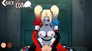 Harley Quinn Arkham Asylum : Sex Act Scenes