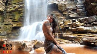I GO TO SHAG IN a WATERFALL AND ALMOST GET CAUGHT, VERY PERILOUS! - DREADHOT